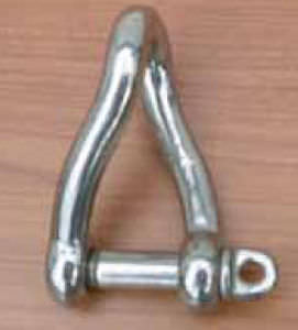 twist shackle for sailboats