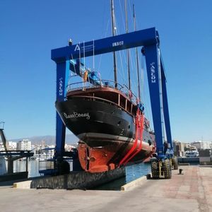 remotely controlled travel lift