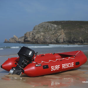 rescue boat / outboard / rigid hull inflatable boat