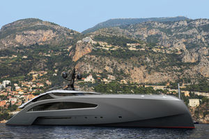 cruising mega-yacht