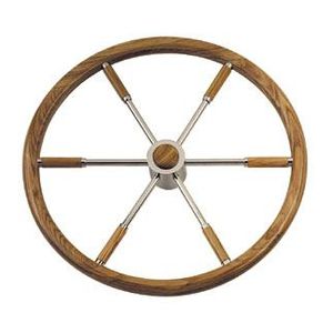 stainless steel power boat steering wheel