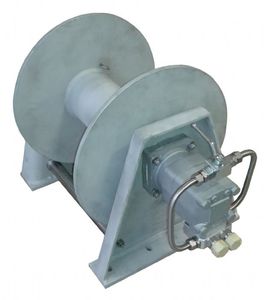 Fishing boat winch - HRV0,7/1,1/1,8-K1H-Al-365x500 - SCAM-Marine d.o.o. -  anchor / hydraulic drive / single-drum