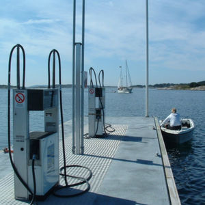 marina floating fuel dock