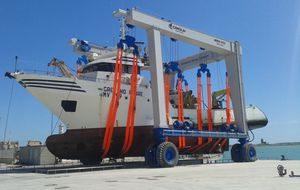 Ackermann steering travel lift