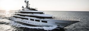 cruising mega-yacht