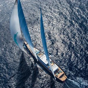 cruising sailing super-yacht