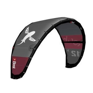 C-shape kitesurf kite