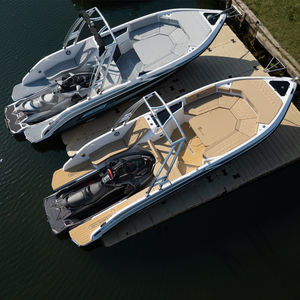 jet-ski propelled center console boat