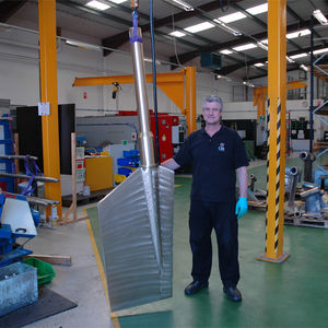 motor boat rudder blade