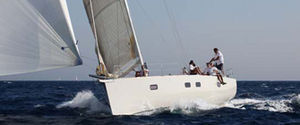 cruising-racing sailing yacht