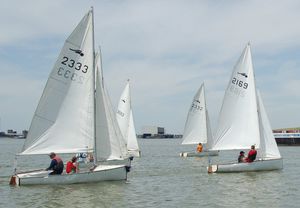 traditional sailing dinghy