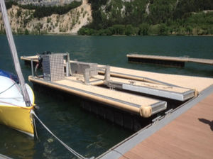 waste recovery barge