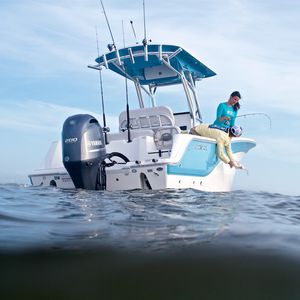 outboard center console boat 1
