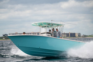 outboard center console boat 1