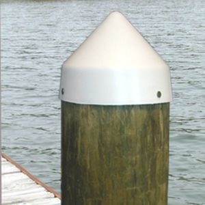 Seamless Rotomolding PE Pile Cap for Floating Dock - China Pile Guide Pile  Cap, Polyethylene Pile Cap