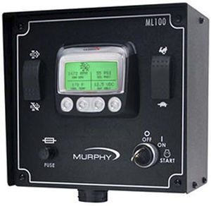 boat monitoring and control panel