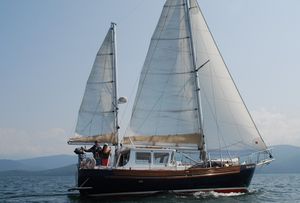cruising sailboat