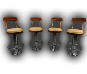 round base bar stool / for ships / for yachts