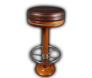 round base bar stool / for yachts / for ships
