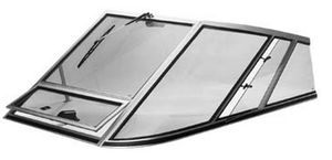 boat windshield / helm station