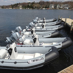 outboard inflatable boat / rigid / center console / touring