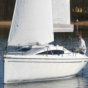 cruising sailboat