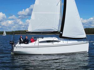 cruising sailboat
