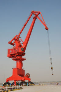 port crane / level luffing
