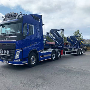 handling trailer / container / for terminals / side-lift