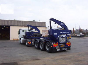 container trailer / for terminals / self-loading container / side-lift
