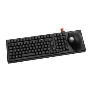 computer keyboard with trackball 1
