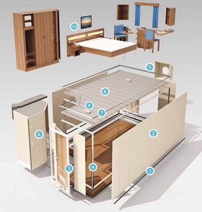 ship prefabricated cabin