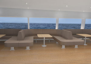 passenger ship bench seat