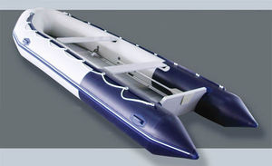outboard inflatable boat / foldable / yacht tender / 12-person max.