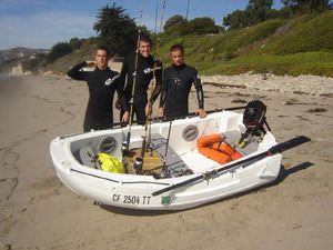 multiple sailing dinghy
