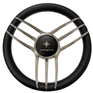 stainless steel power boat steering wheel 1