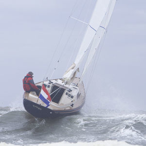 cruising sailboat