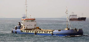 hopper barge cargo ship