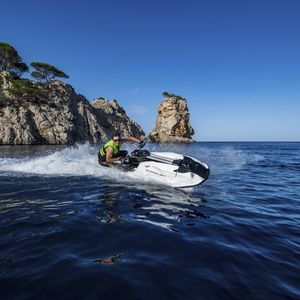 swing-arm jet-ski