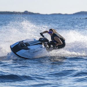 swing-arm jet-ski