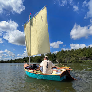 classic open sailing/rowing boat 1
