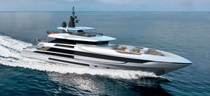 cruising mega-yacht