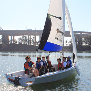 multiple sailing dinghy