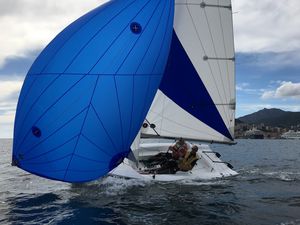 multiple sailing dinghy