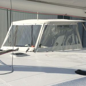 power boat cockpit enclosure 1