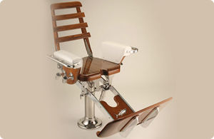 teak fighting chair