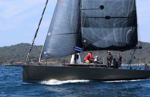 cruising-racing sailboat