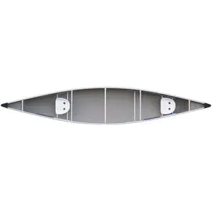Touring canoe - Jensen WWII - Clipper Canoes - racing / white