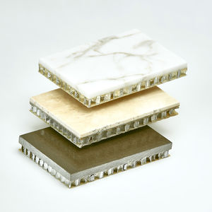 interior floor sandwich panel / fiberglass / for natural stone supports