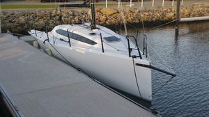 racing sailboat